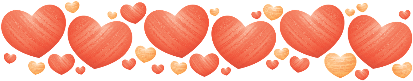 Hand Drawn Heart Border PNG image