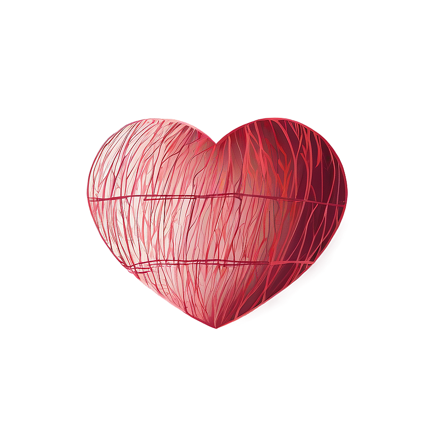 Hand-drawn Heart Clipart Png 05252024 PNG image