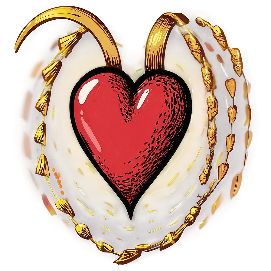 Hand-drawn Heart Clipart Png Vqx5 PNG image