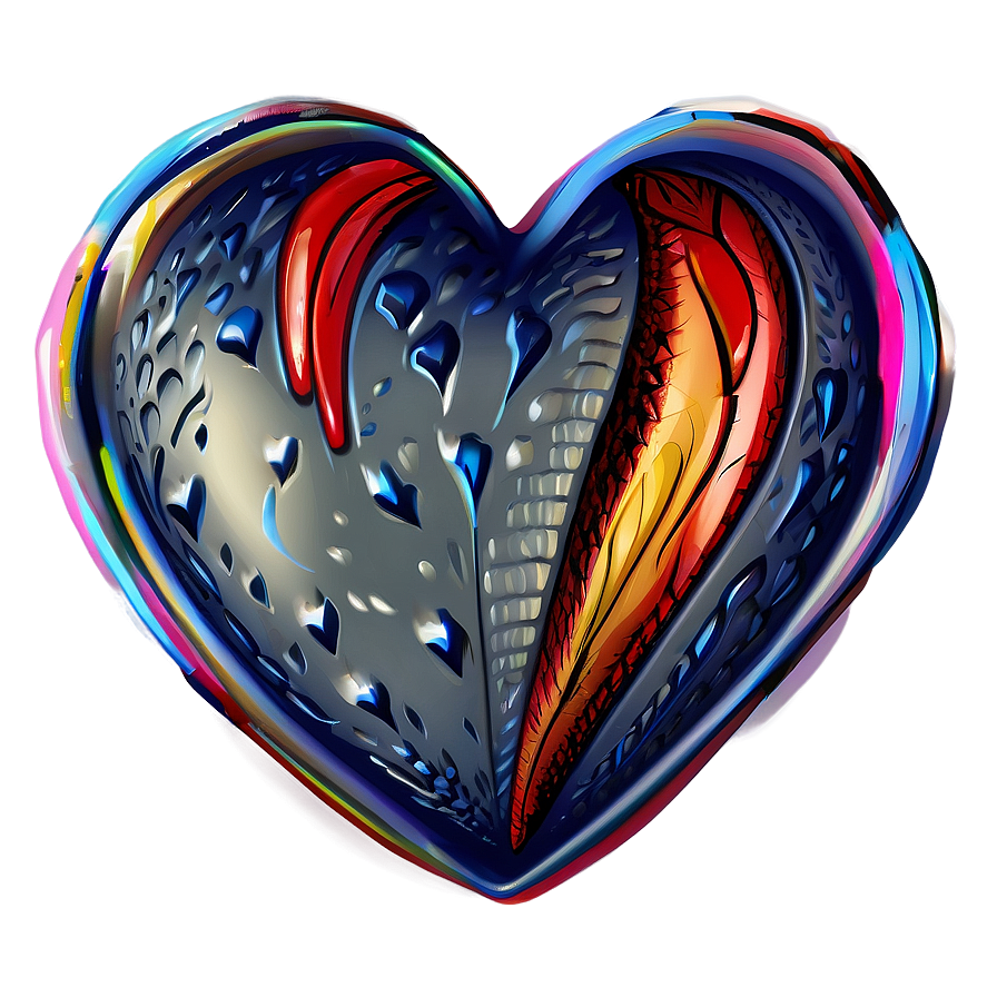 Hand Drawn Heart Symbol Png 06202024 PNG image