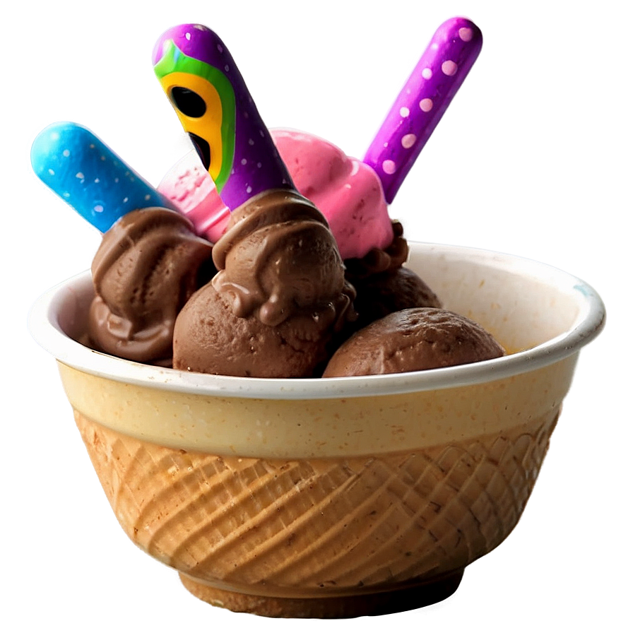 Hand Drawn Ice Cream Cup Png 06262024 PNG image