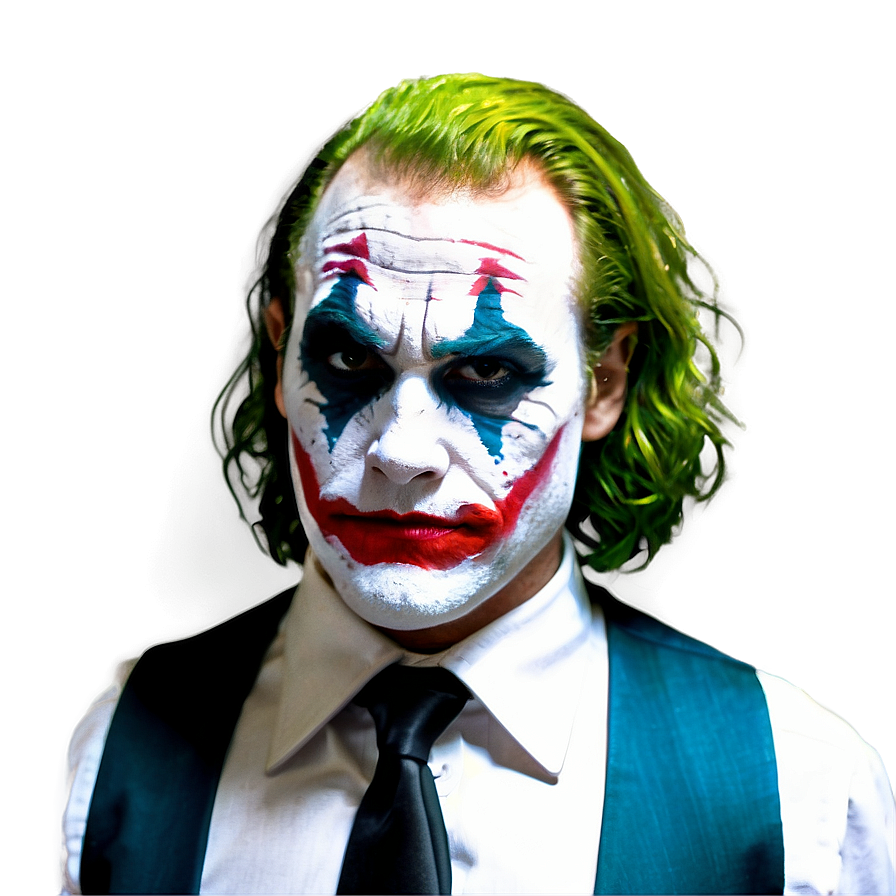 Hand-drawn Joker Makeup Png 83 PNG image