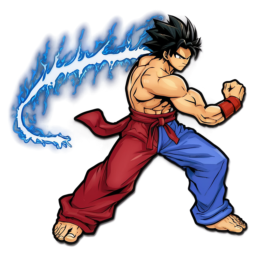 Hand-drawn Mugen Artwork Png Grc PNG image