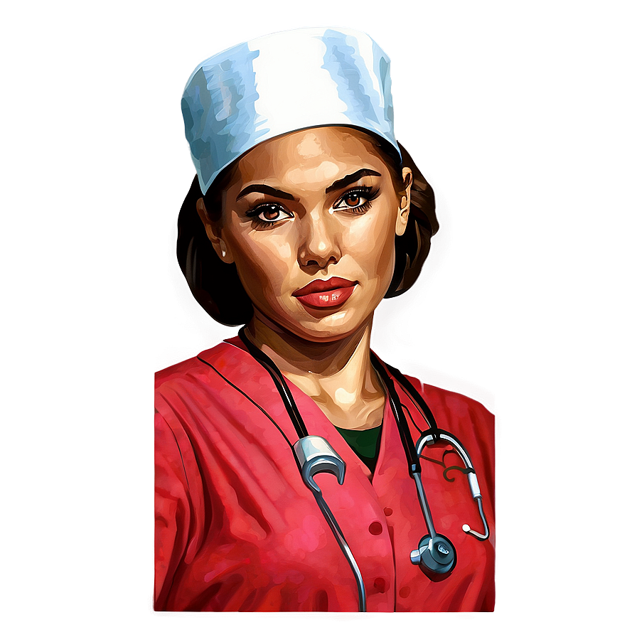 Hand Drawn Nurse Hat Png 06132024 PNG image