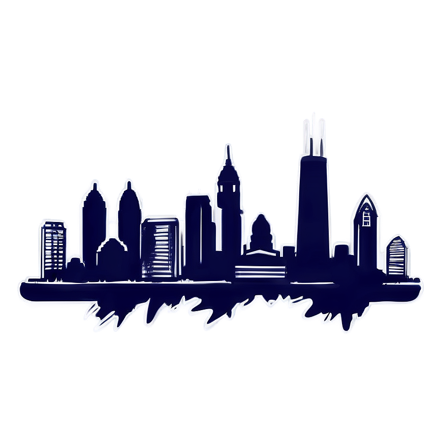 Hand-drawn Philadelphia Skyline Png 76 PNG image