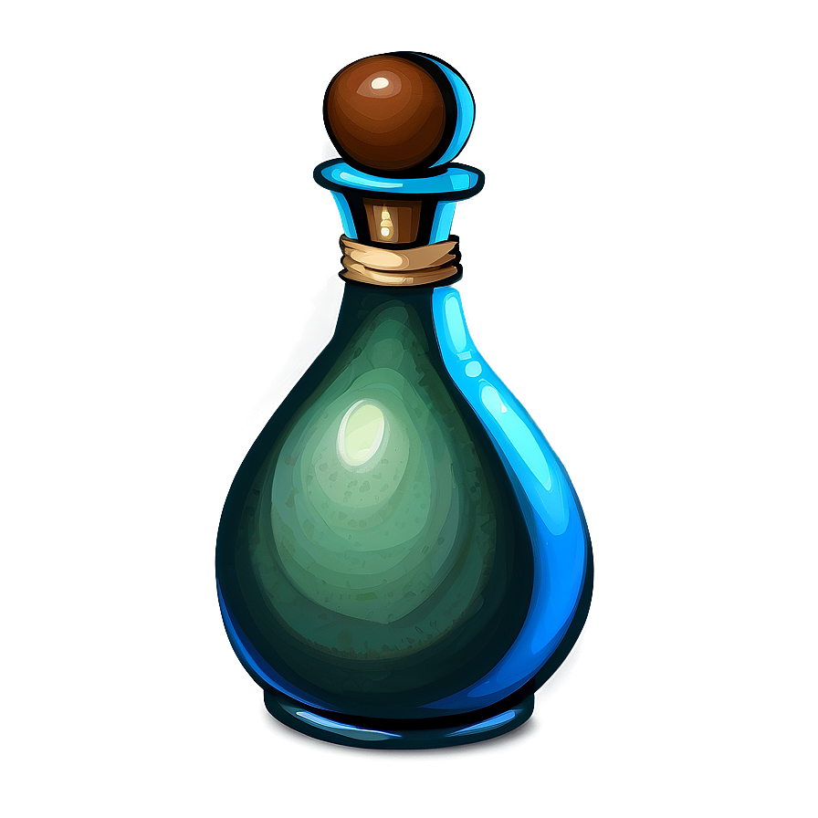 Hand-drawn Potion Bottle Png 15 PNG image