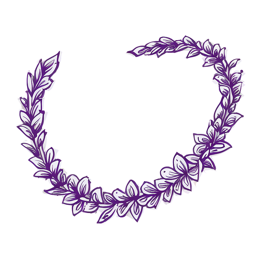 Hand Drawn Purple Doodle Border Png Mdc PNG image