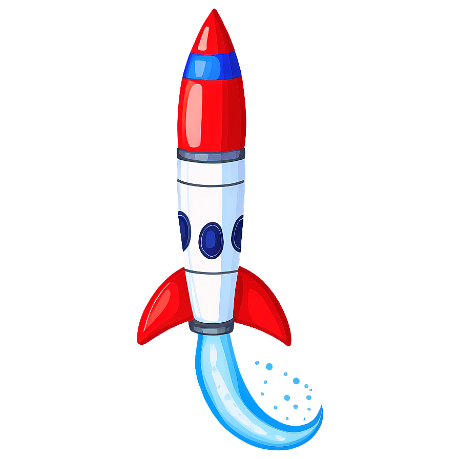 Hand Drawn Rocket Png 06252024 PNG image