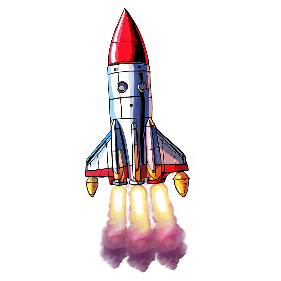 Hand Drawn Rocket Png Kkp79 PNG image