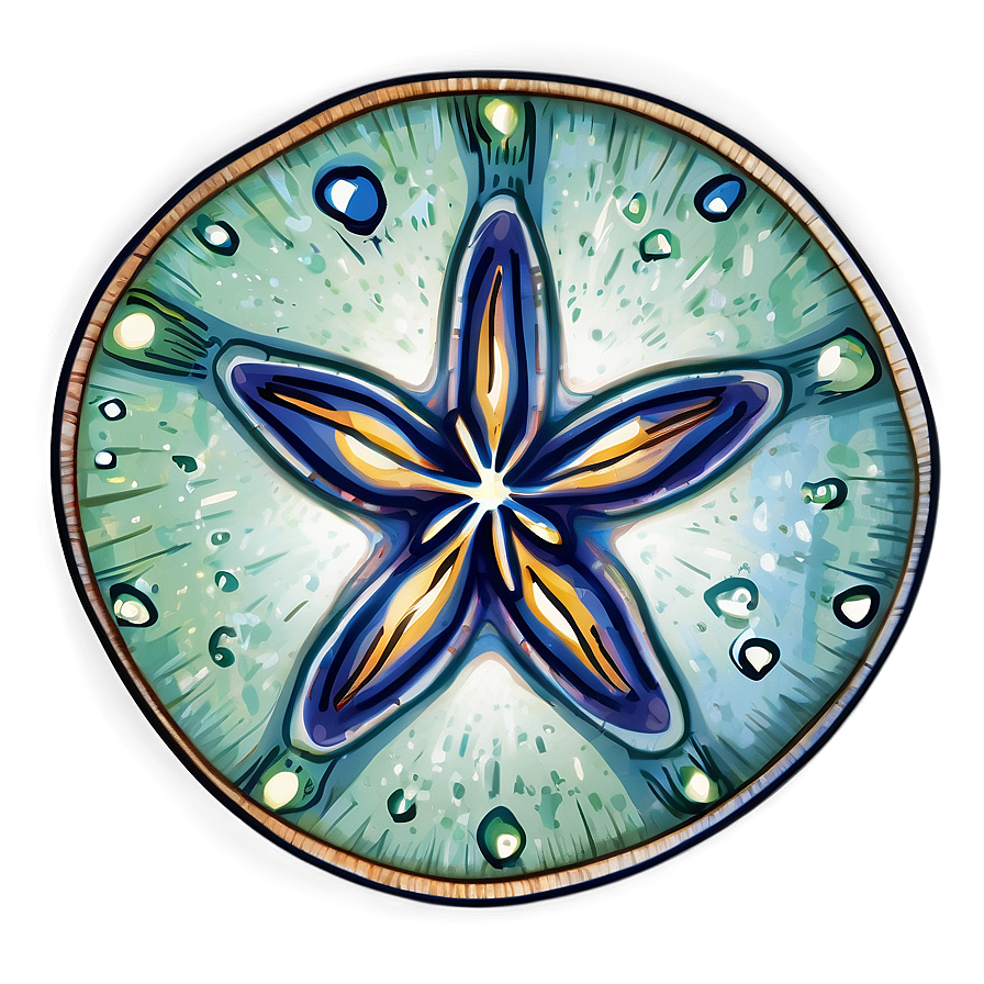 Hand Drawn Sand Dollar Png 88 PNG image