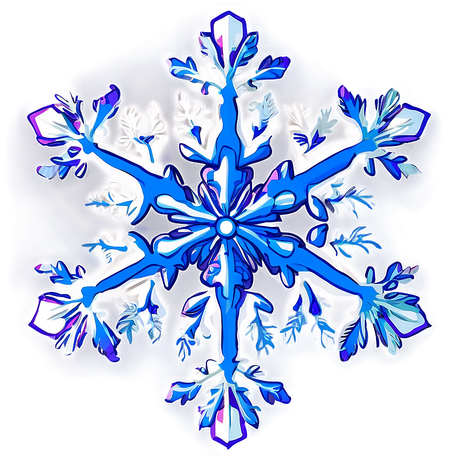 Hand-drawn Snowflake Artwork Png Brn63 PNG image