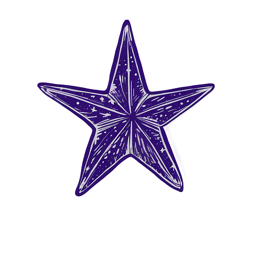 Hand Drawn Star Vector Png Eyc64 PNG image