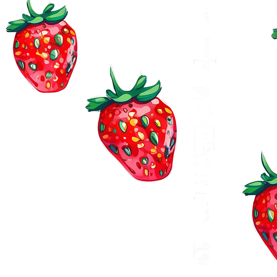 Hand Drawn Strawberry Png 05042024 PNG image