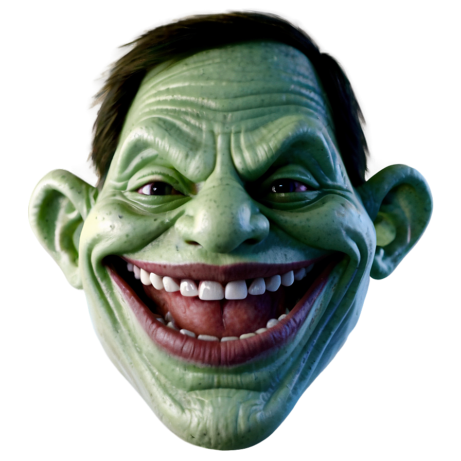 Hand-drawn Trollface Png 05232024 PNG image