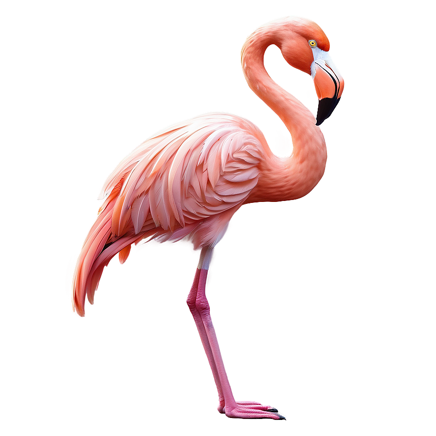 Hand-drawn Tropical Flamingo Png 06272024 PNG image