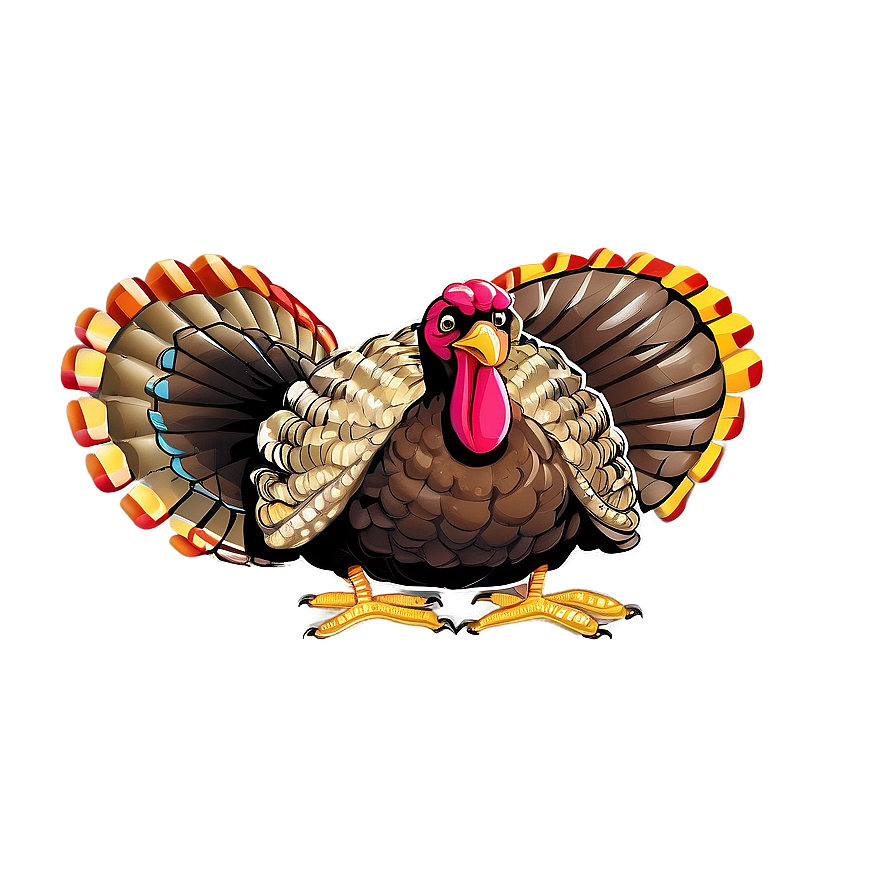 Hand Drawn Turkey Png 05032024 PNG image