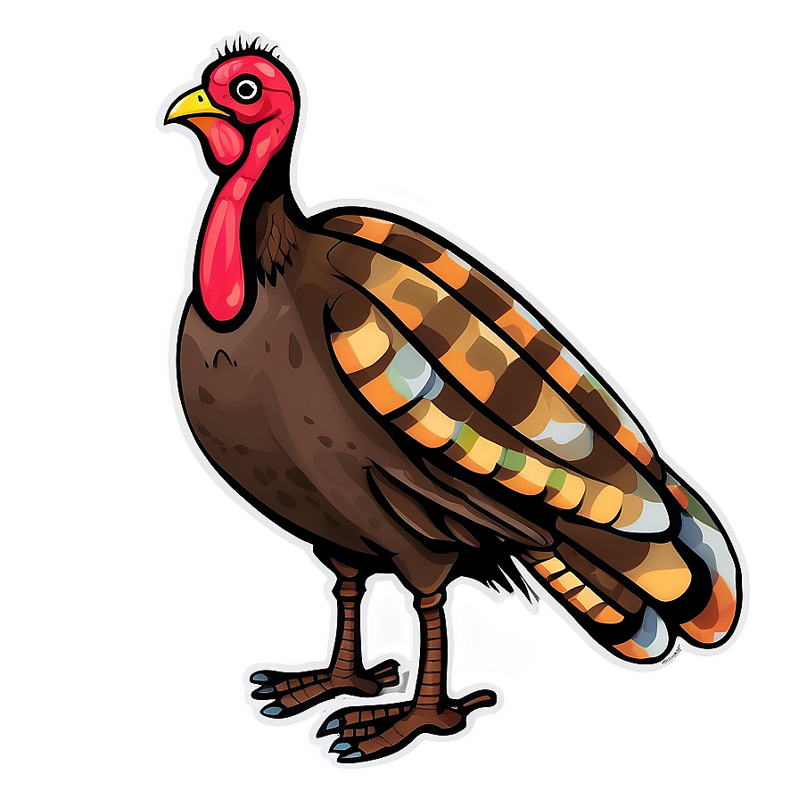 Hand Drawn Turkey Png 05032024 PNG image