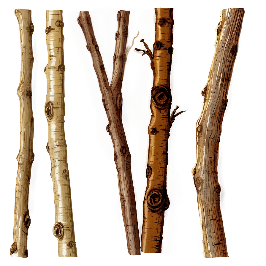 Hand-drawn Twig Png 06132024 PNG image