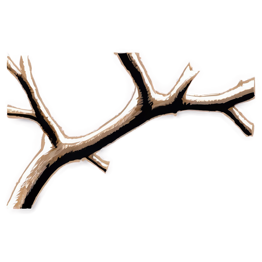 Hand-drawn Twig Png Odb PNG image