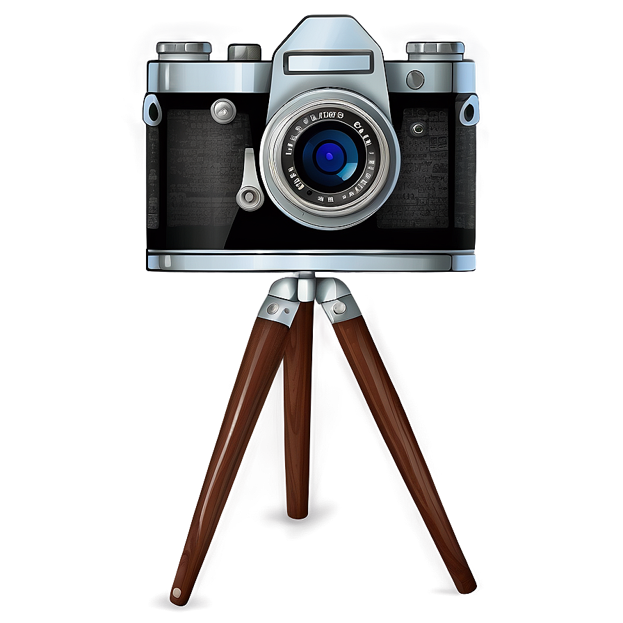 Hand-drawn Vintage Camera Png Pxn PNG image