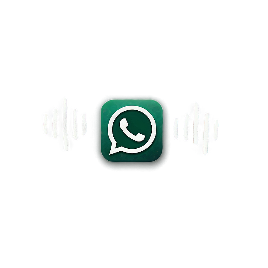 Hand-drawn Whatsapp Logo Art Png Kpm PNG image