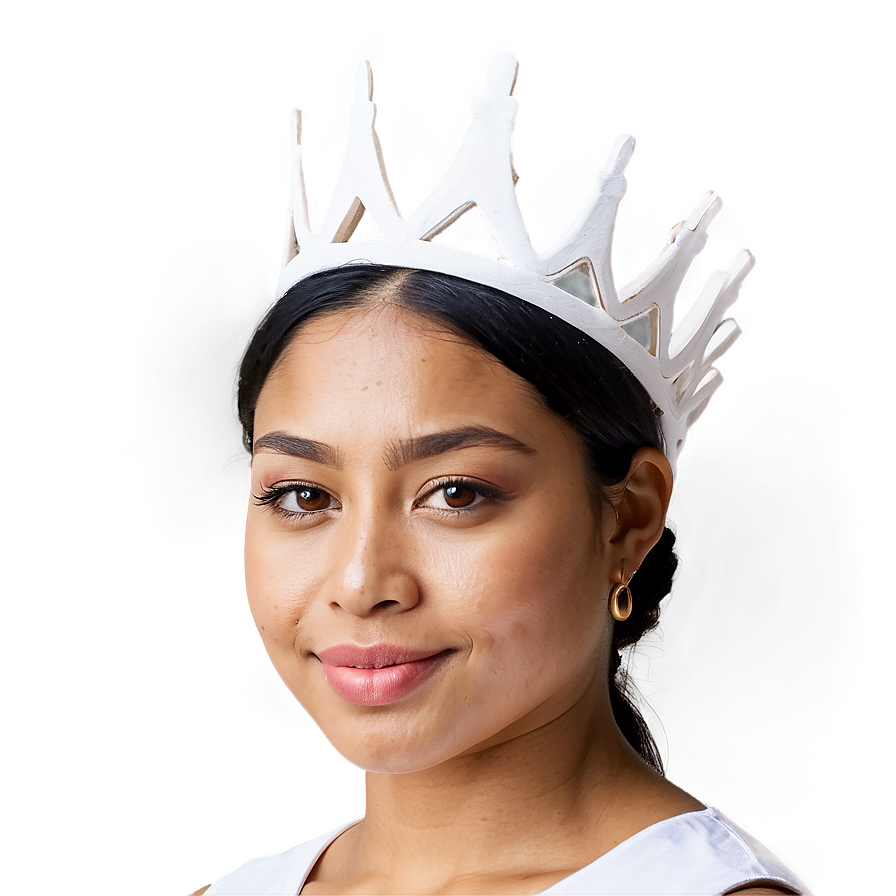 Hand-drawn White Crown Png Isx23 PNG image