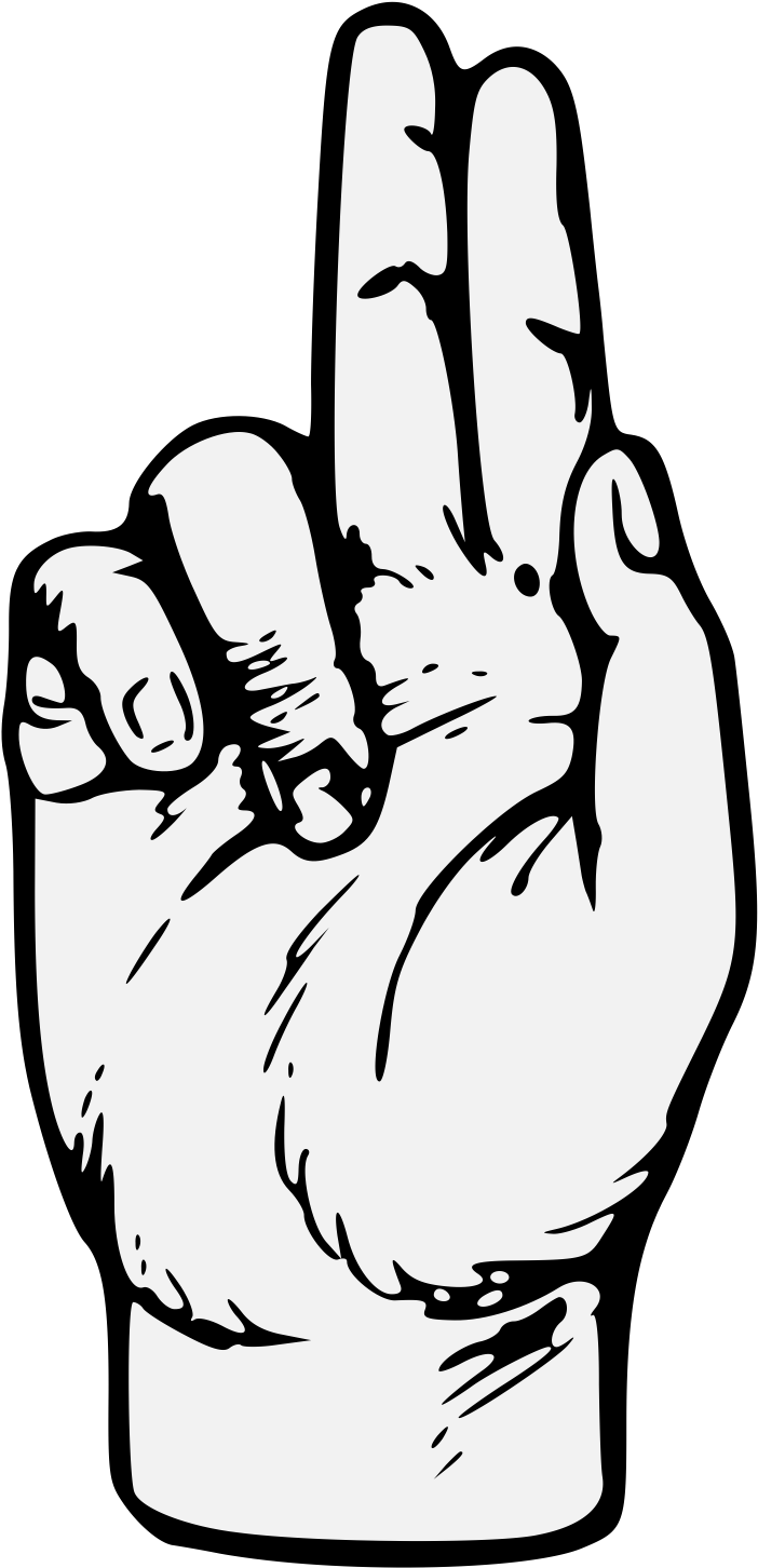 Hand Gesture Vulcan Salute Graphic PNG image