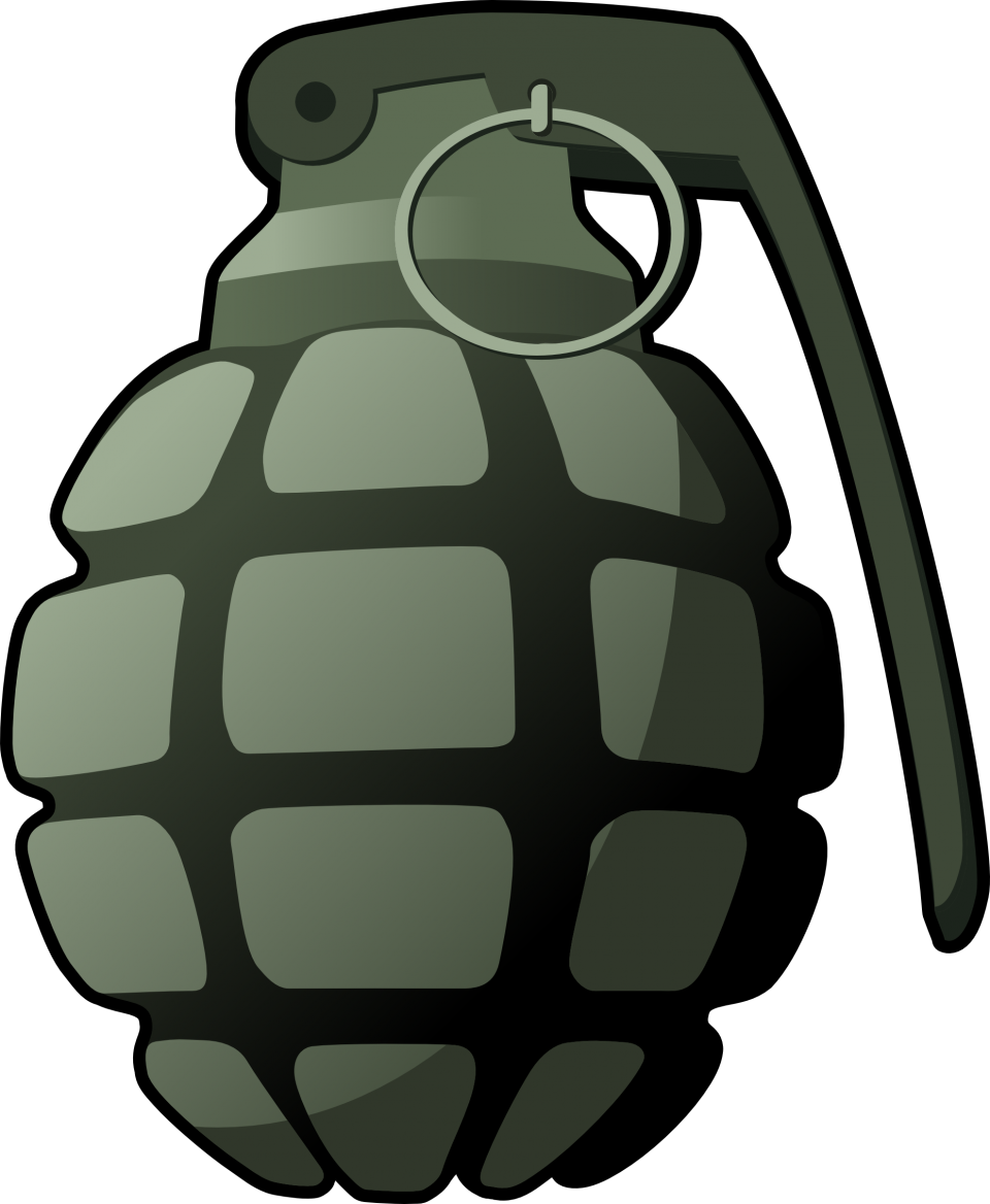 Hand Grenade Clipart PNG image