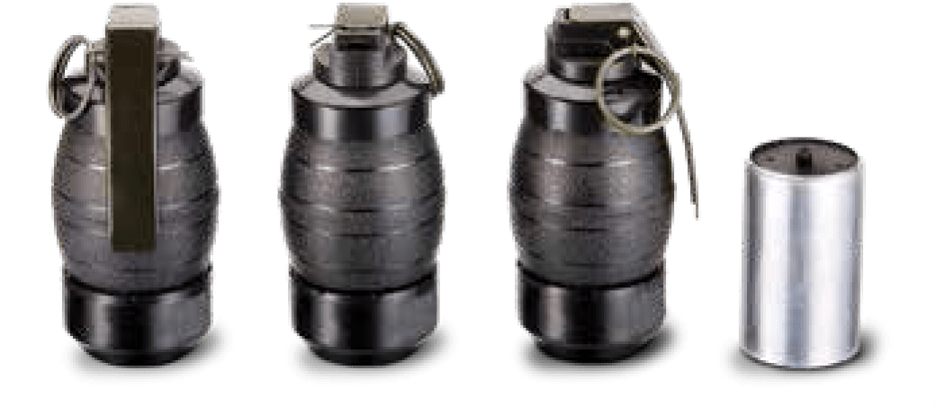 Hand Grenade Disassembly Process PNG image