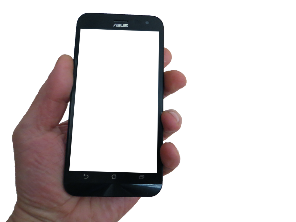 Hand Holding A S U S Smartphone PNG image