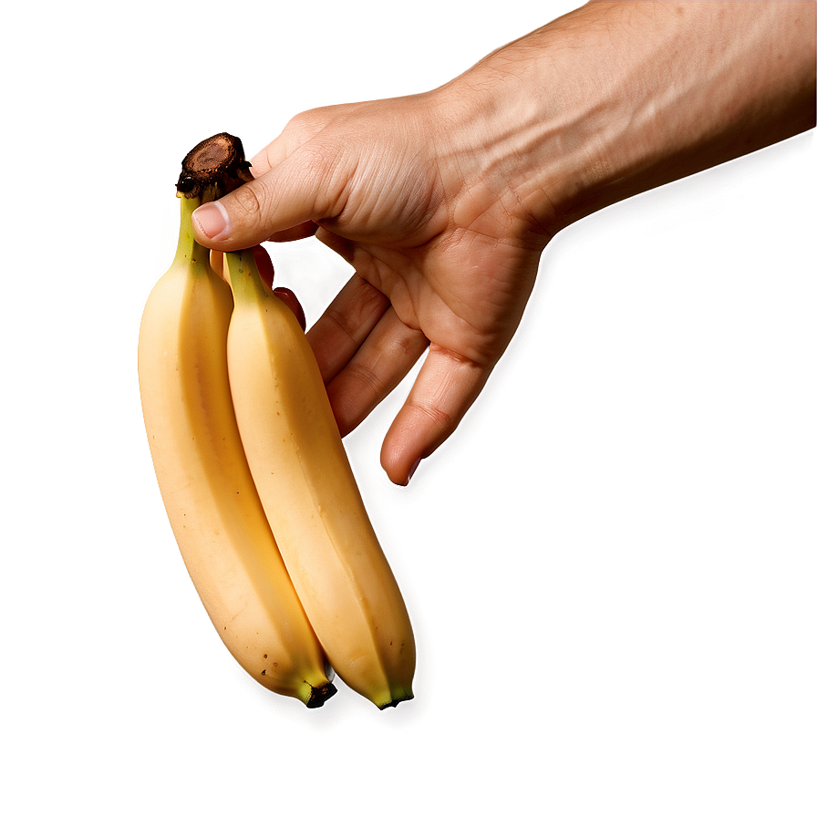 Hand Holding Banana Png Qxv PNG image