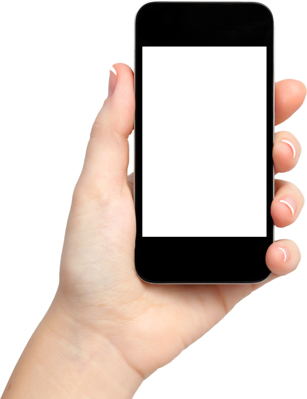 Hand Holding Blank Smartphone.png PNG image