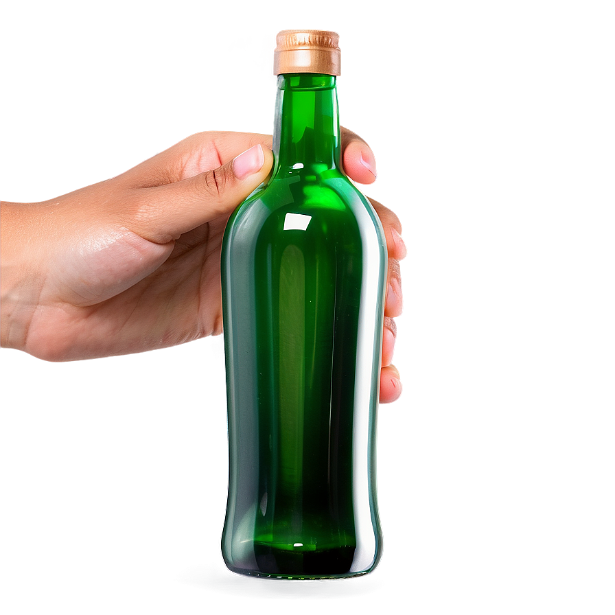 Hand Holding Bottle Png Qoe27 PNG image