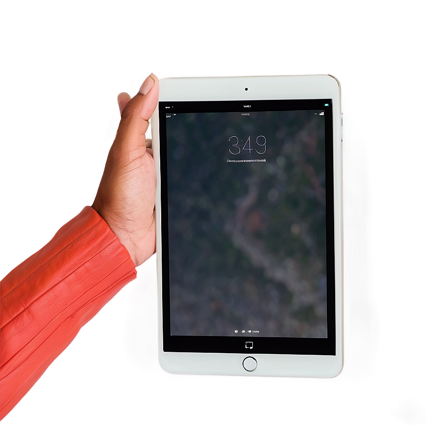 Hand Holding Ipad Mini Png 48 PNG image