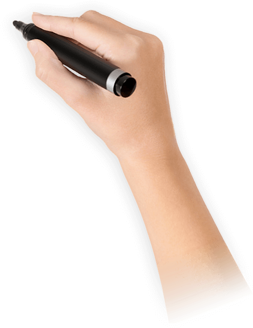 Hand Holding Marker P N G Transparent PNG image