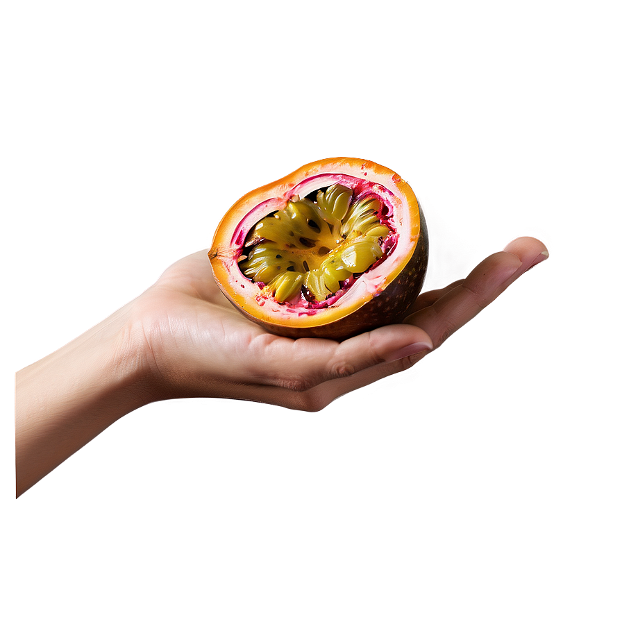 Hand Holding Passion Fruit Png 06252024 PNG image