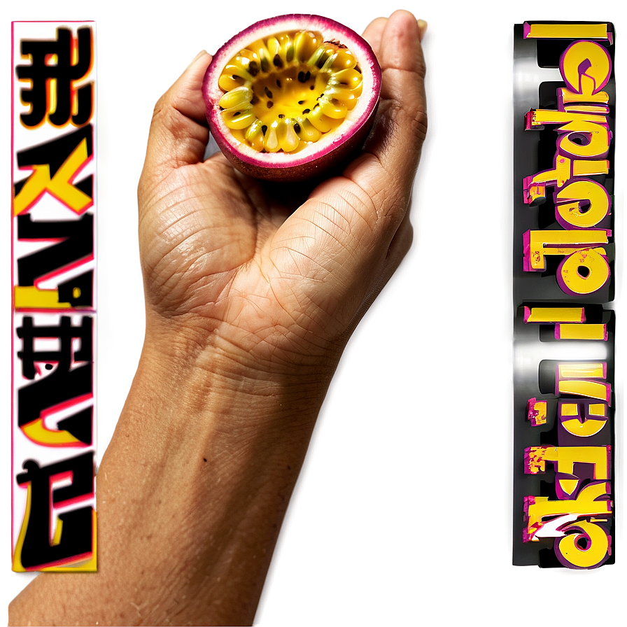 Hand Holding Passion Fruit Png 32 PNG image