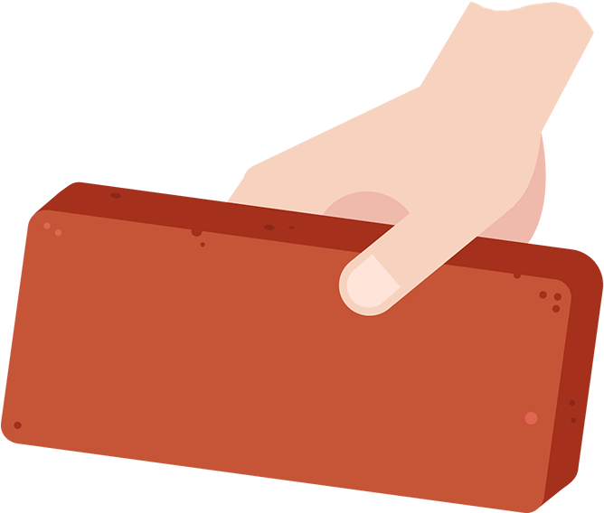Hand Holding Red Card PNG image