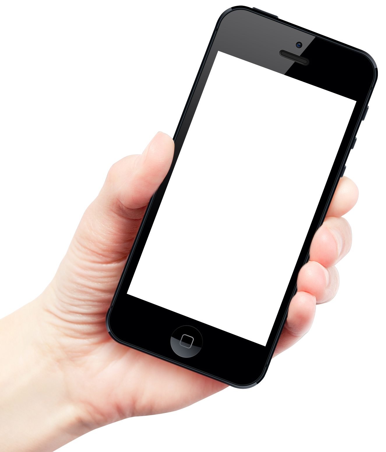 Hand Holding Smartphone PNG image