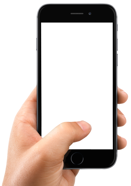 Hand Holding Smartphone PNG image