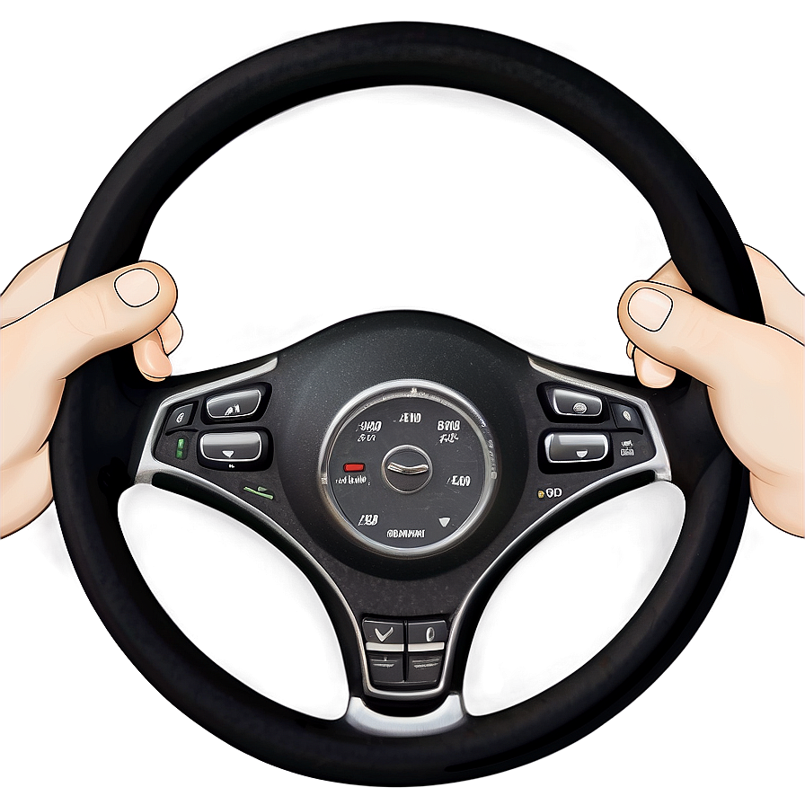 Hand On Steering Wheel Png Sqf PNG image