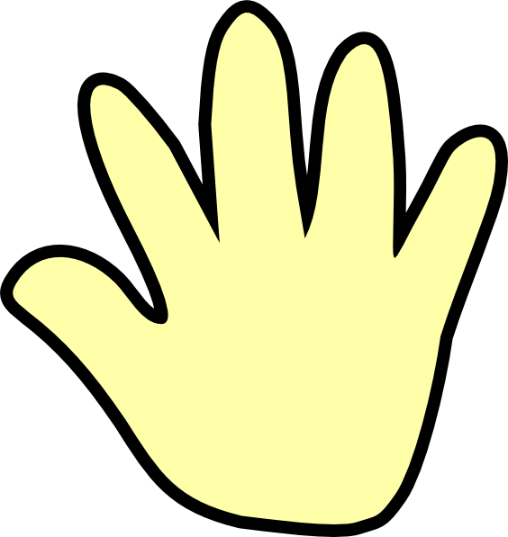 Hand Outline Clipart PNG image