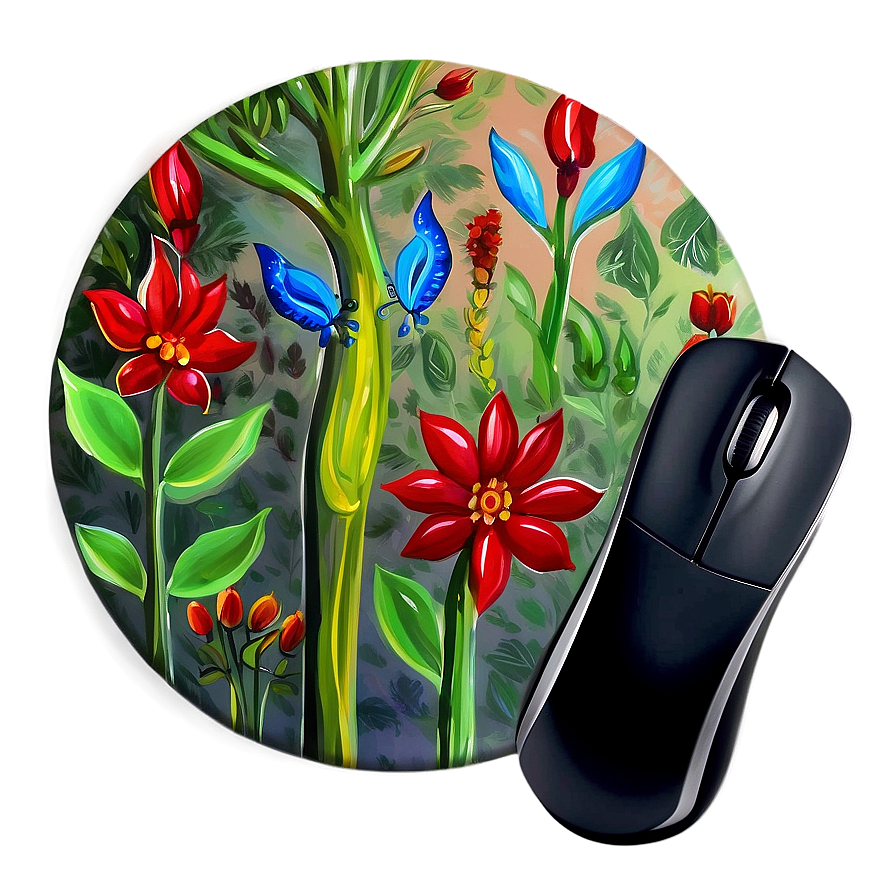 Hand-painted Art Mousepad Png Xhy PNG image