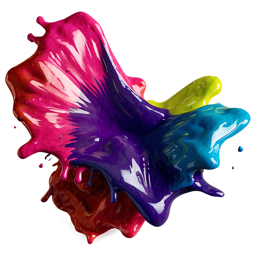 Hand Painted Splash Png 05242024 PNG image