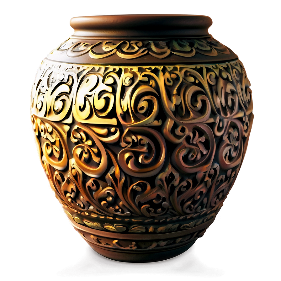 Hand-painted Urn Png Veh46 PNG image