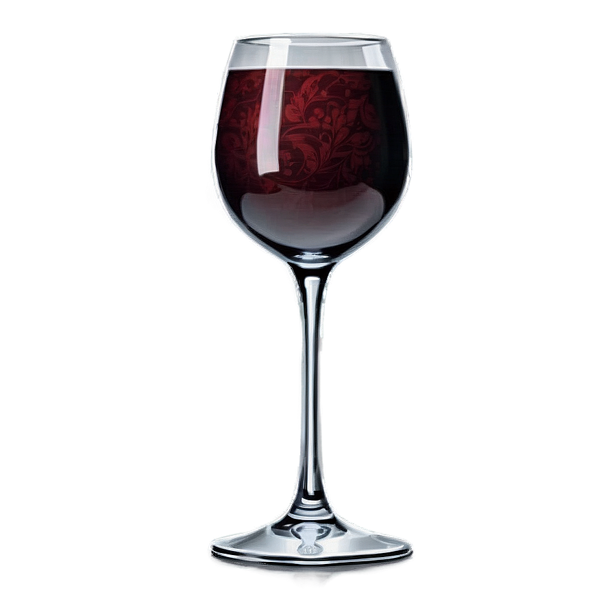 Hand-painted Wine Glasses Png 06212024 PNG image