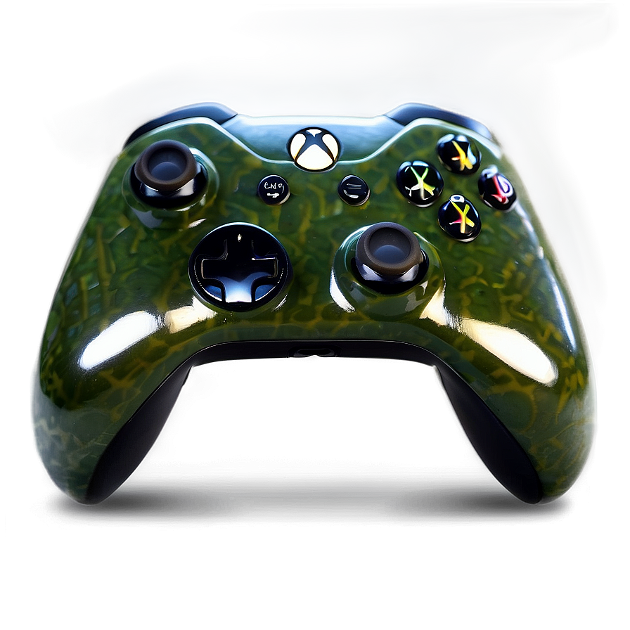 Hand Painted Xbox Controller Png Arp61 PNG image