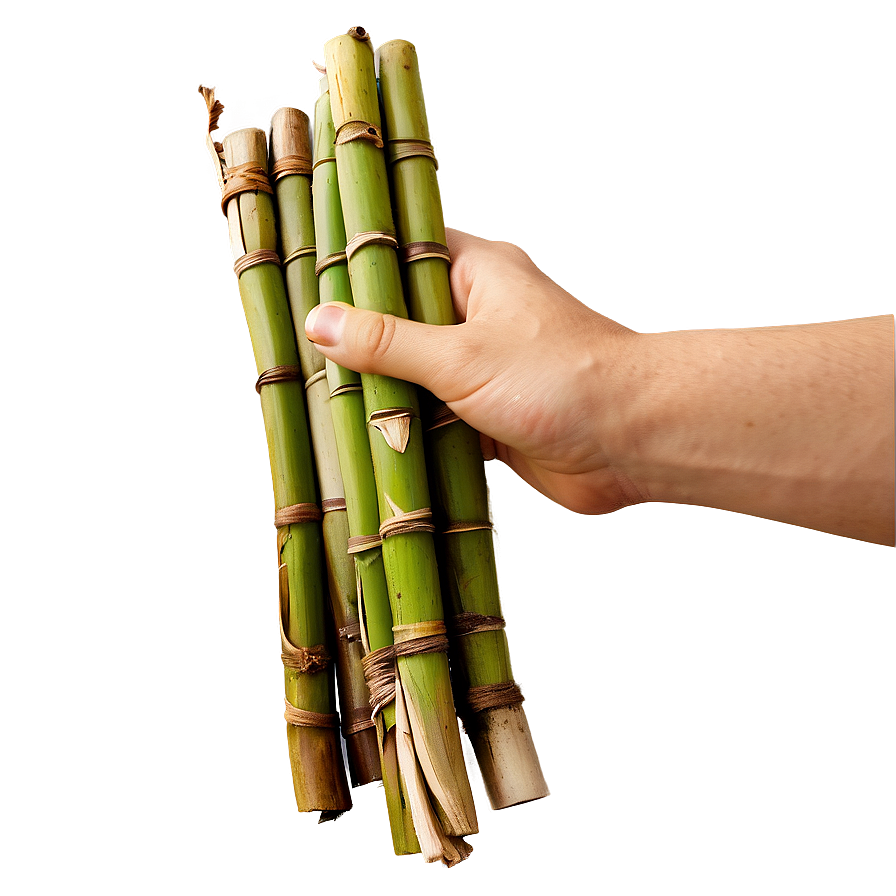 Hand-peeled Sugarcane Stick Png 13 PNG image