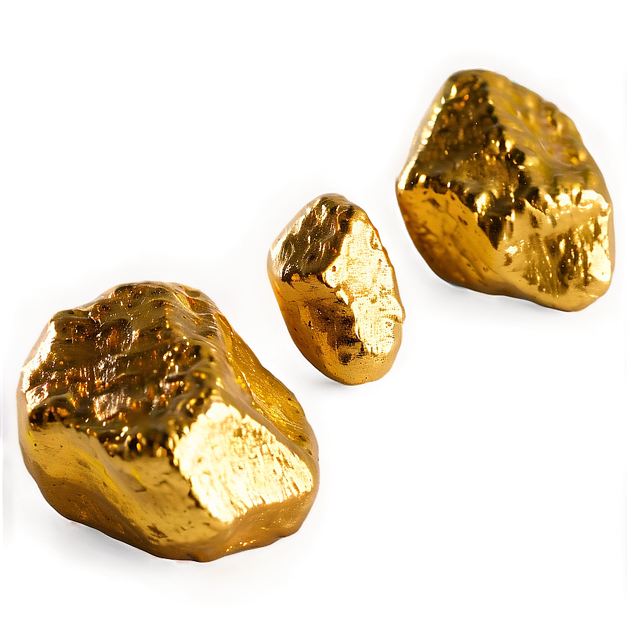 Hand-picked Gold Nugget Png 06132024 PNG image