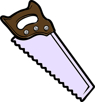 Hand Saw Graphic PNG image